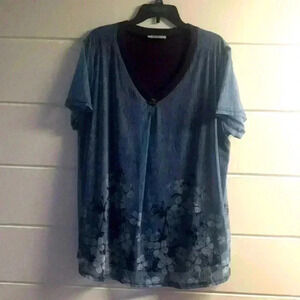 Sese Code womens blouse size 3XL short sleeves
